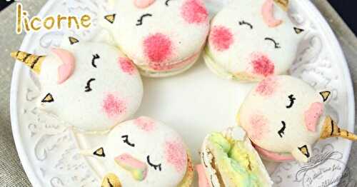 Macarons licorne