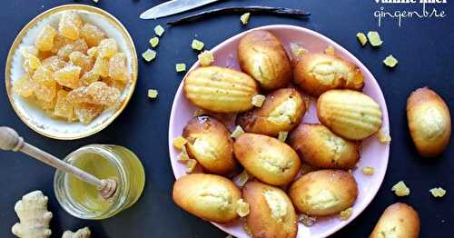 Madeleines vanille bourbon et gingembre au I-Cook'in