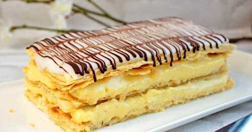 Mille-feuille traditionnel maison