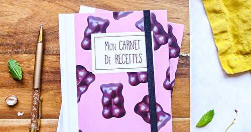 Mon carnet de recettes