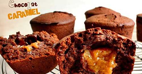 Muffins chocolat caramel