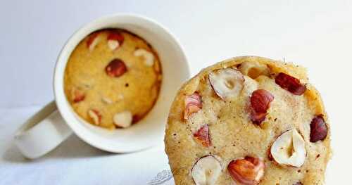 Mug cookies aux noisettes