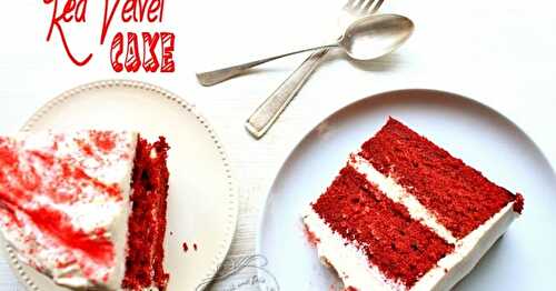 Red velvet cake {vanille chocolat}