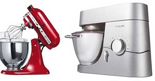 Robot pâtissier : Kenwood Chef Titanium ou Kitchenaid Artisan ? {comparatif}