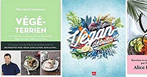 Sélection des meilleurs livres de cuisine végétariens et/ou vegan