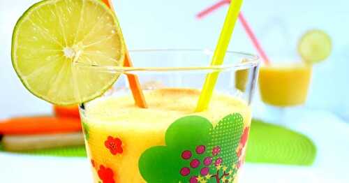 Smoothie mangue orange coco