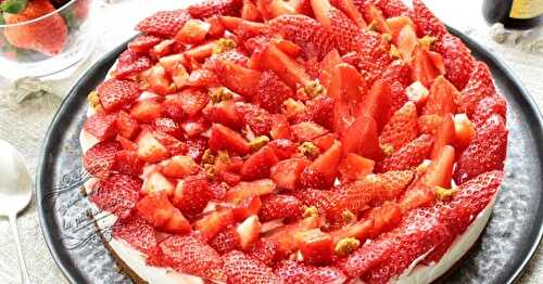 Tarte aux fraises sans cuisson {facile et rapide}