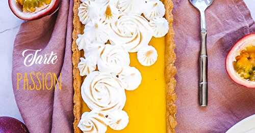 Tarte aux fruits de la passion