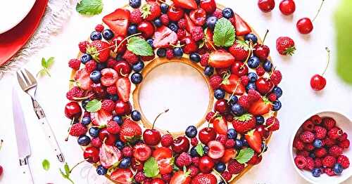 Tarte aux fruits rouges