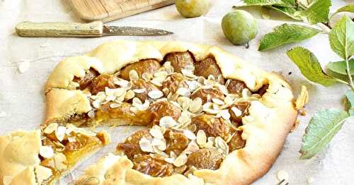 Tarte rustique aux reines-Claudes