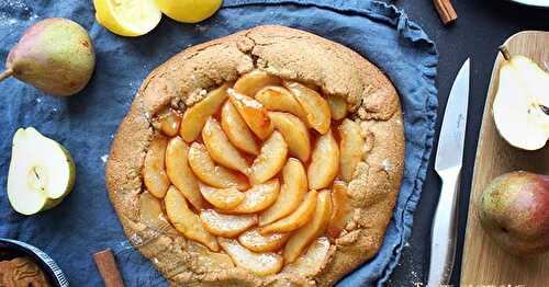 Tarte rustique poires spéculoos