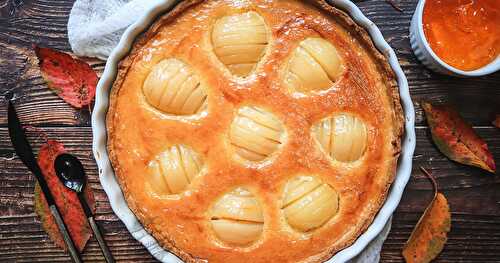 Tarte bourdaloue - Poire et amande