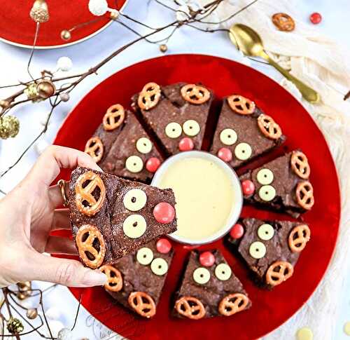 Brownie rennes de Noël