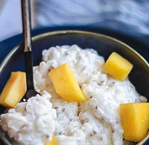 Pudding de tapioca, graines de chia et lait de coco - Hakabu