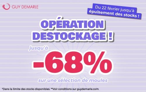 Destockage chez Guy Demarle avant la fin du flexipan !