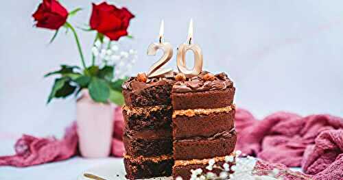 Layer cake chocolat praliné parfait pour un anniversaire