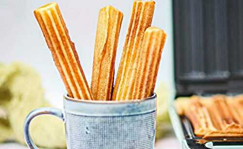 Recette de churros sans friture, à la machine