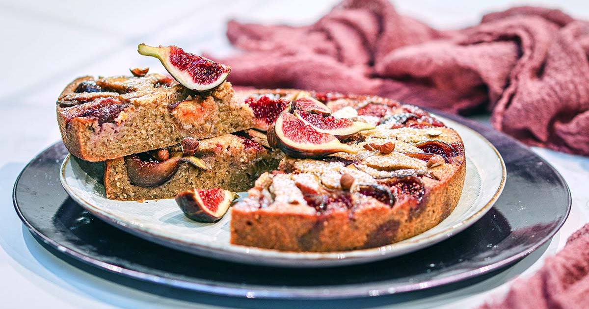 Recette de gâteau figues et noisettes