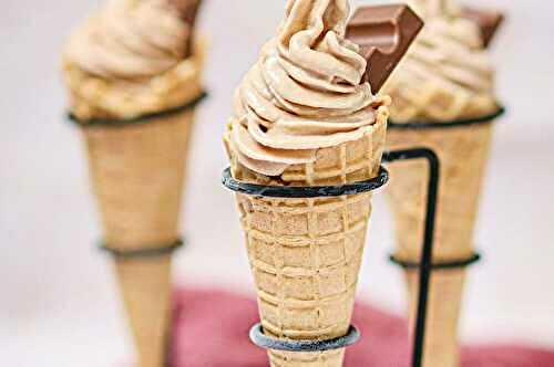 Glace à l'italienne au Kinder Maxi : on peut faire des glaces italiennes à la maison !