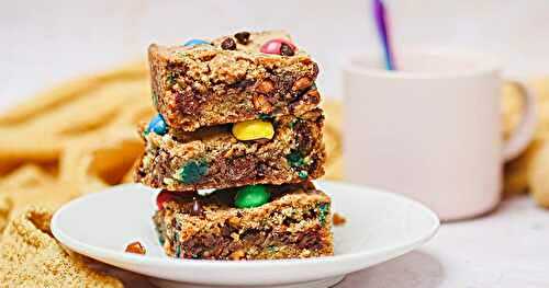 Recettes de cookies bars aux M&M's