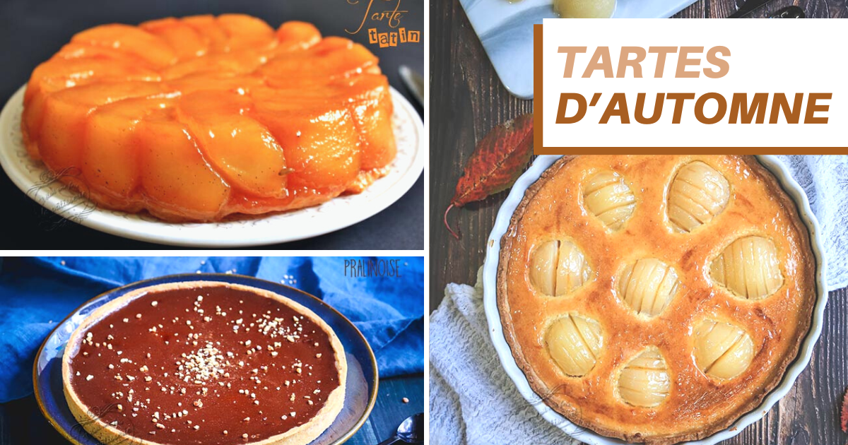 Les meilleures recettes de tartes d'automne