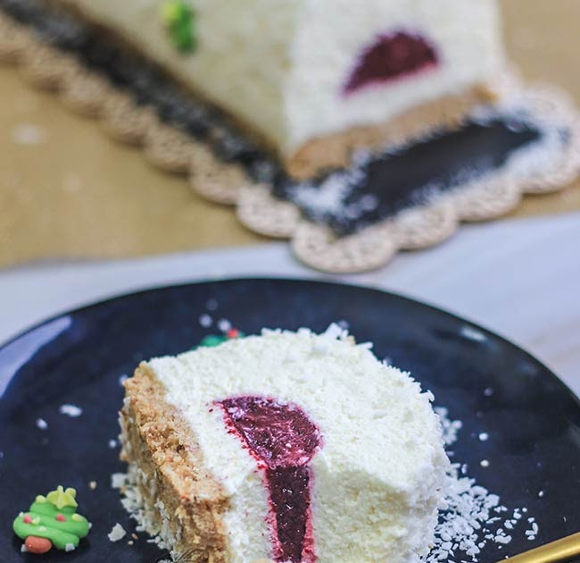 Comment faire un insert aux fruits pour bûche de Noël ?