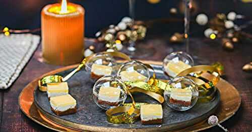 Mini cheesecakes au citron et spéculoos pour le Réveillon