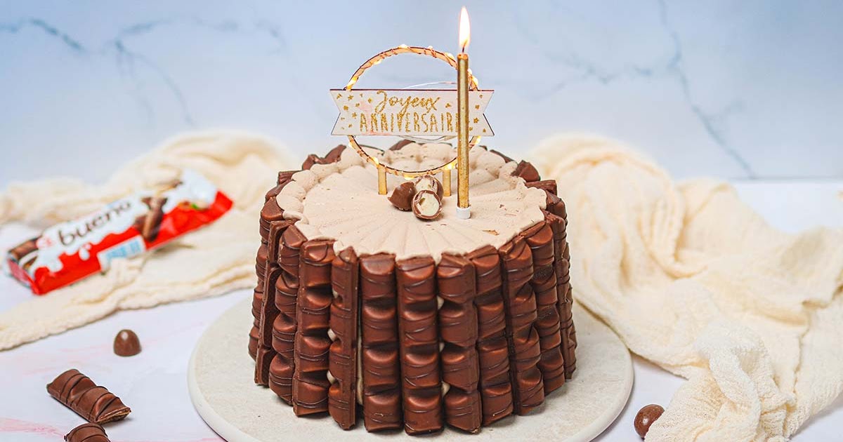 Charlotte au Kinder - Un gâteau d'anniversaire pour les enfants !