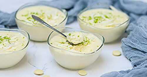 Mousse au chocolat blanc facile et bien onctueux