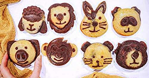 Recette des marbrés animaux, de super gâteaux pour les enfants !