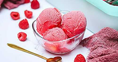 Recette du sorbet framboise maison