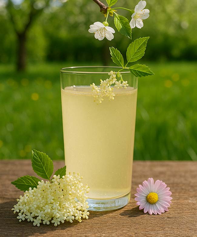Sirop de sureau maison