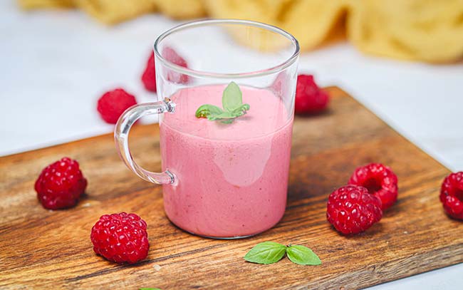 Smoothie framboise express