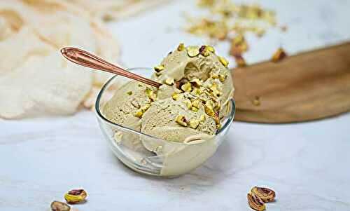 Glace pistache maison