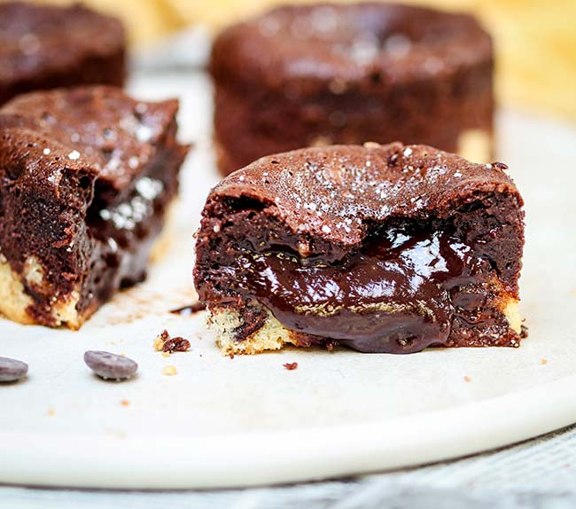 Fonkies (mi-fondant au chocolat, mi-cookie)