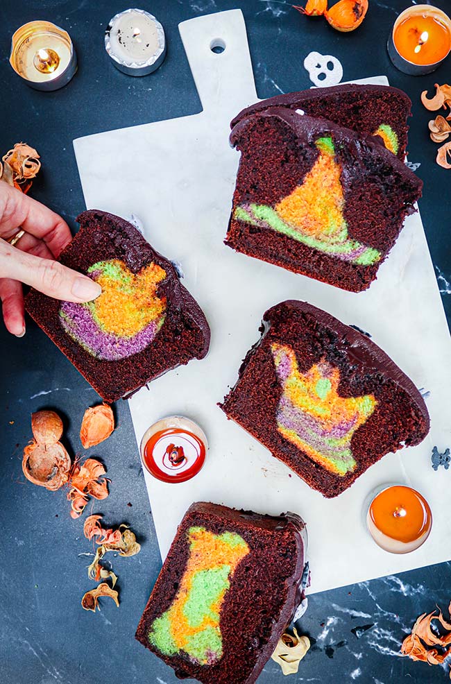 Cake surprise d'Halloween