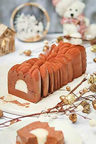 Bûche glacée poire chocolat
