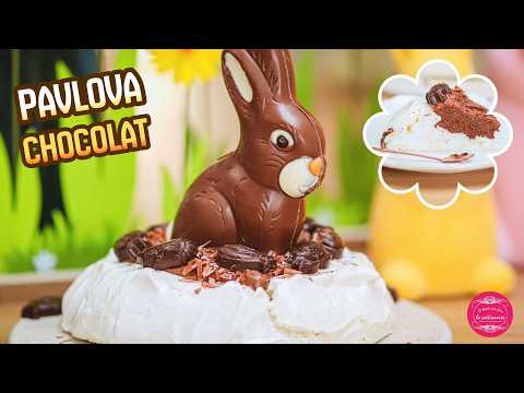 Pavlova de Pâques au chocolat