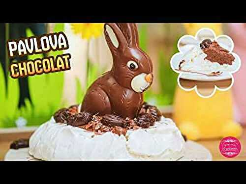 Pavlova de Pâques au chocolat