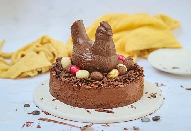 Gâteau de Pâques façon mousse au chocolat