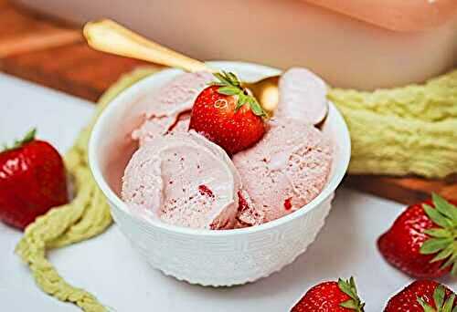 Glace à la fraise