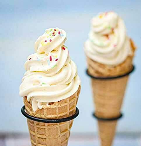 Glace italienne à la vanille (Ninja Scoop and Swirl)
