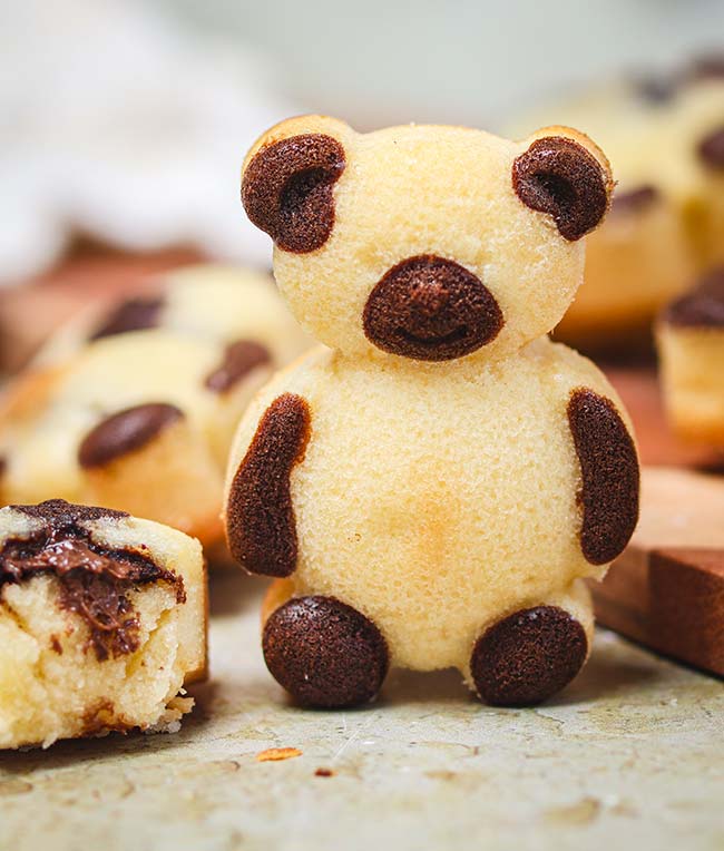Oursons moelleux au Nutella (cœur fondant)