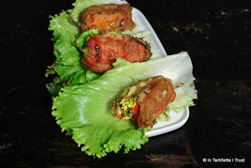 Beignets de piments farcis au fromage de Myriam