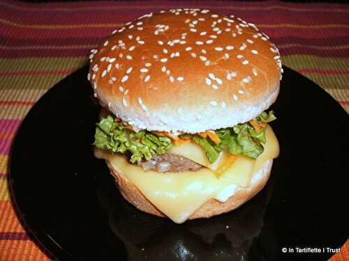 Burger de boeuf carotte & cumin