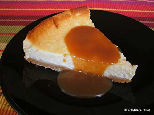 Cheesecake à la vanille & caramel au beurre salé