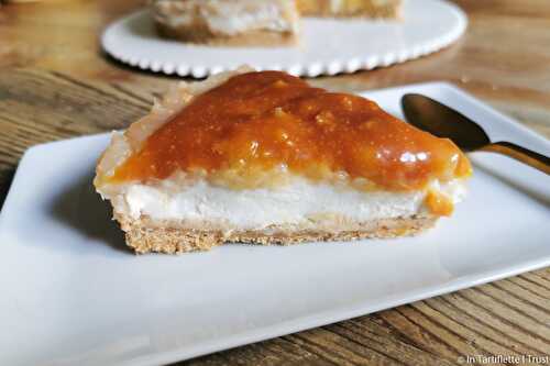 Cheesecake aux pommes et caramel au beurre salé