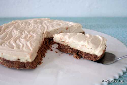 Cheesecake chocolat & beurre de cacahuètes