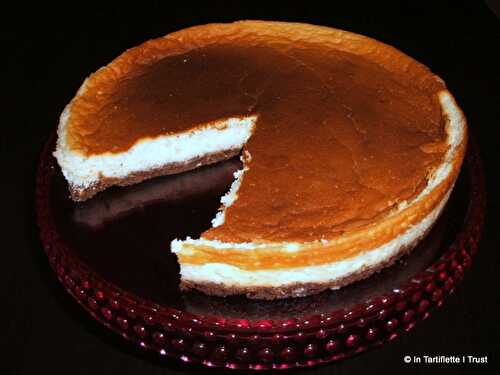 Cheesecake chocolat blanc & granola - In Tartiflette I Trust