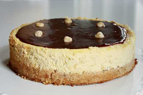 Cheesecake chocolat et noisettes